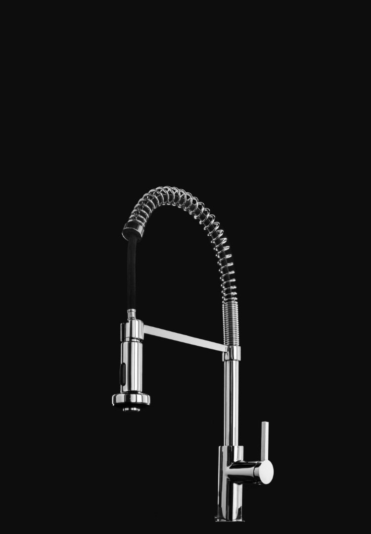 Coiled Pull Down Faucet