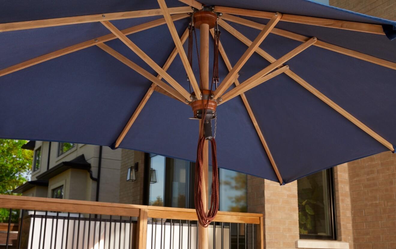 NewAge Products uses Sunproof® fabric for our Umbrella canopies, for extreme protection against the elements.