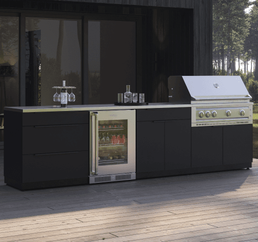 Matte Black Cabinetry