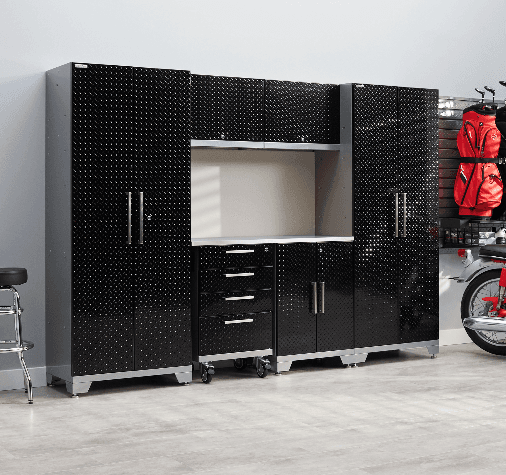 Diamond Plate Cabinetry