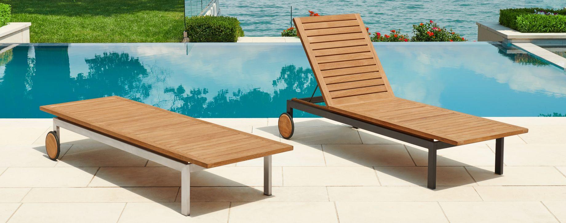 chaise loungers