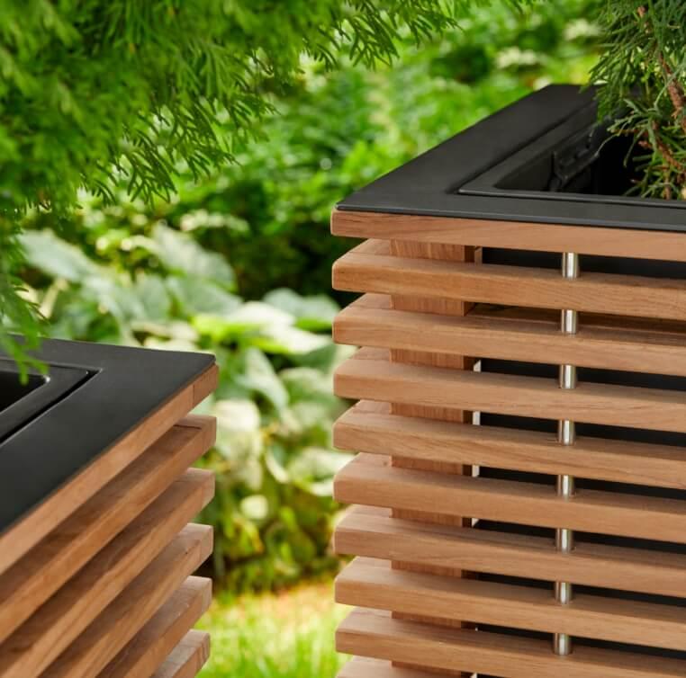 Planter Boxes - Constructed from pest-resistant natural teak wood