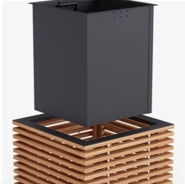 Planter Boxes - Removable aluminum insert lets you garden and transport plants easily