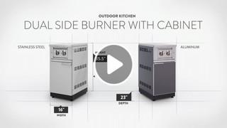 Dual Side Burner With Cabinet Video