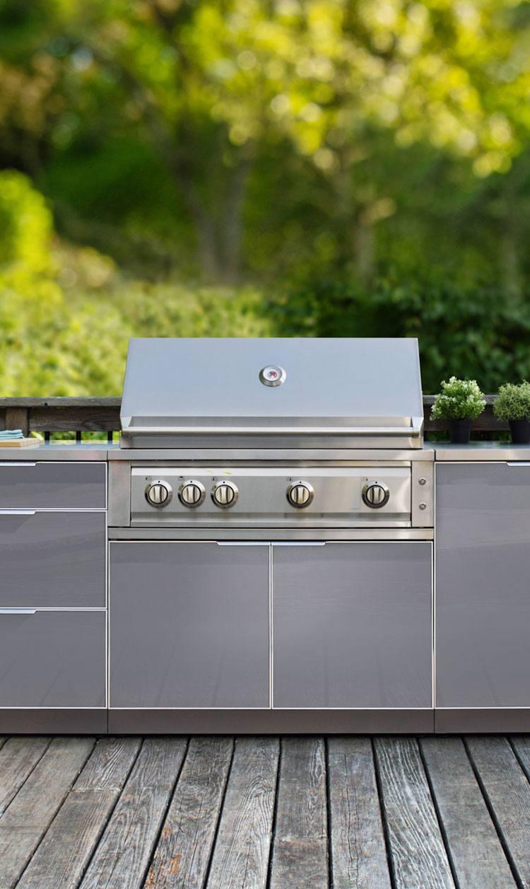 Classic Outdoor Kitchen Aluminum Cabinets