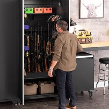 Secure Gun Storage Cabinet