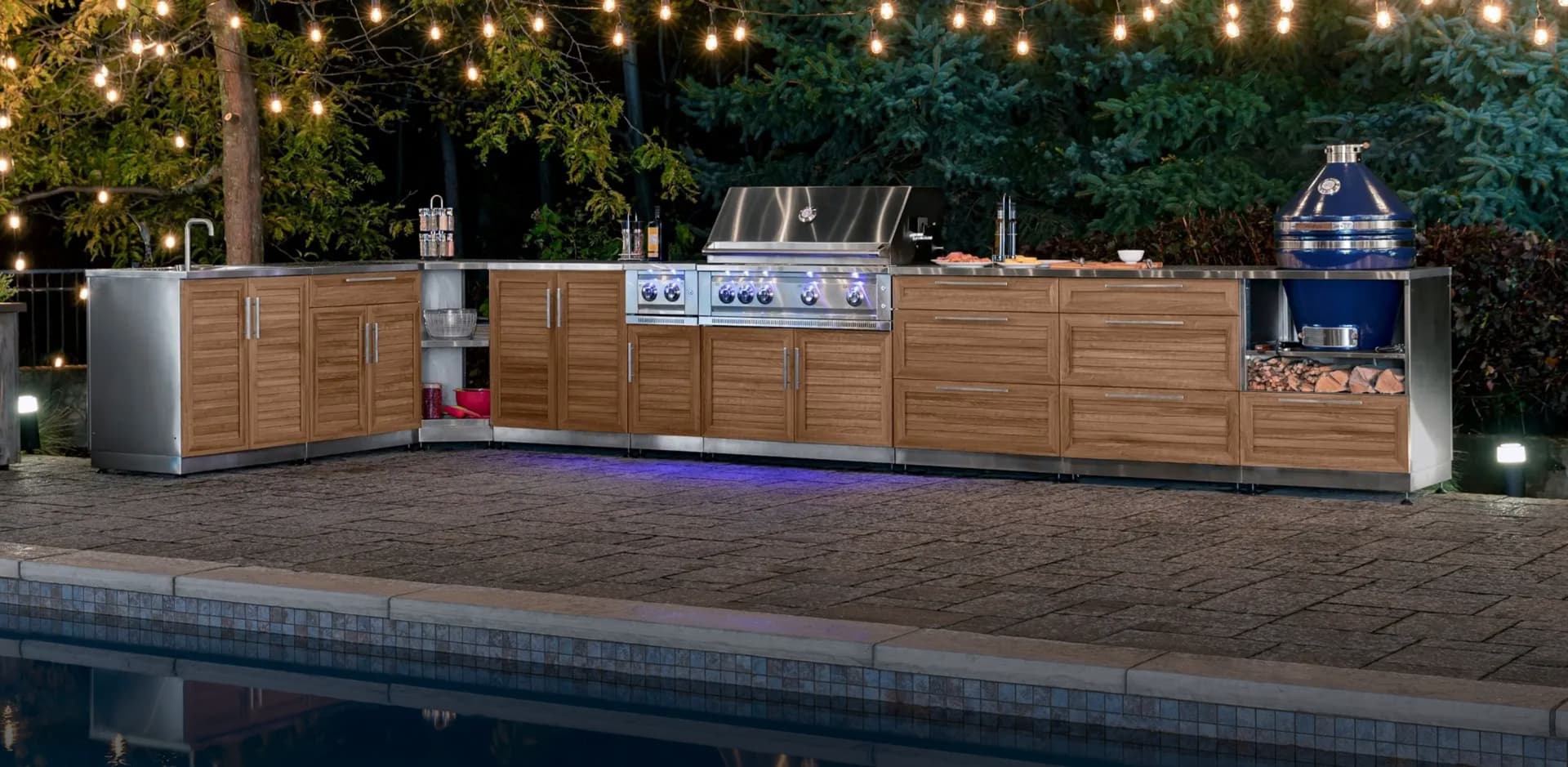Outdoor Kitchen | Stainless Steel Outdoor Kitchen Cabinets | NewAge ...